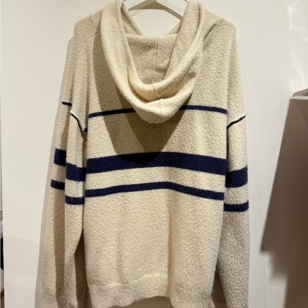 Reclaimed Vintage Cream Knit Hoodie
